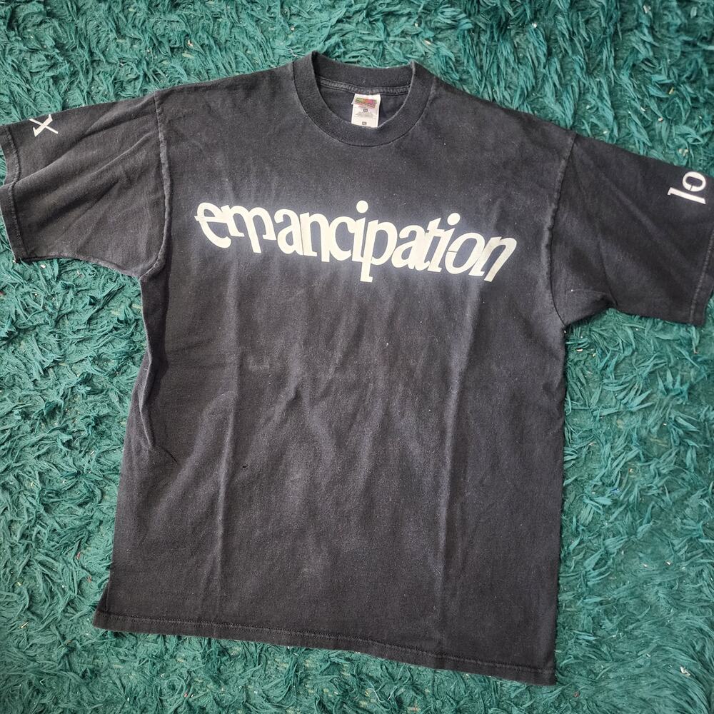 Vintage Prince Emancipation Liberty Symbol Double Sided Rap Tee XL